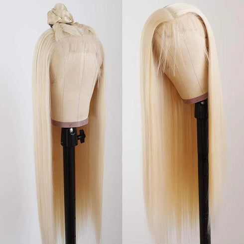 613 Blonde Straight 13x4 Lace Front Human Hair Wigs