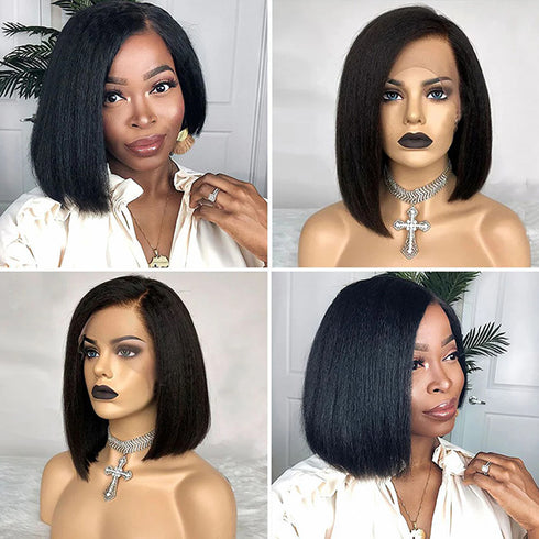 Natural Black Bob Wig