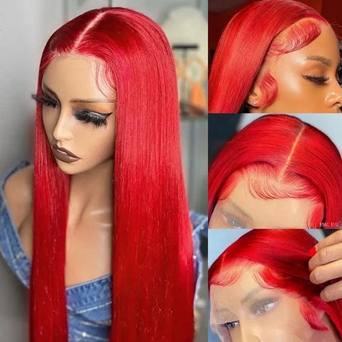 Straight Red Wig