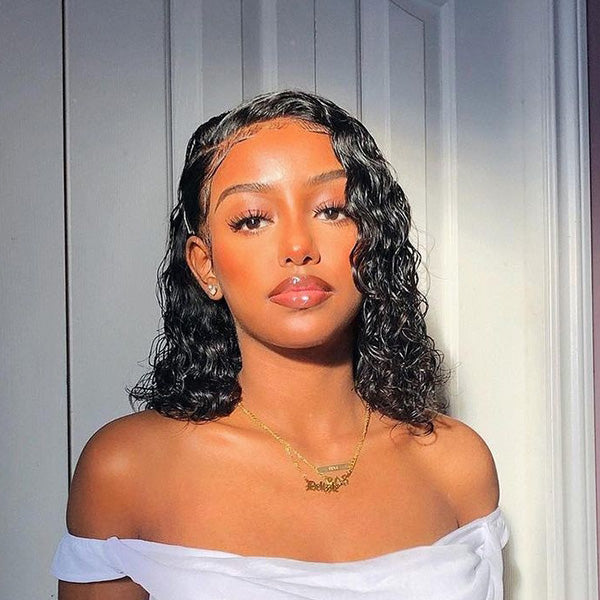 Water Wave Human Hair Wigs