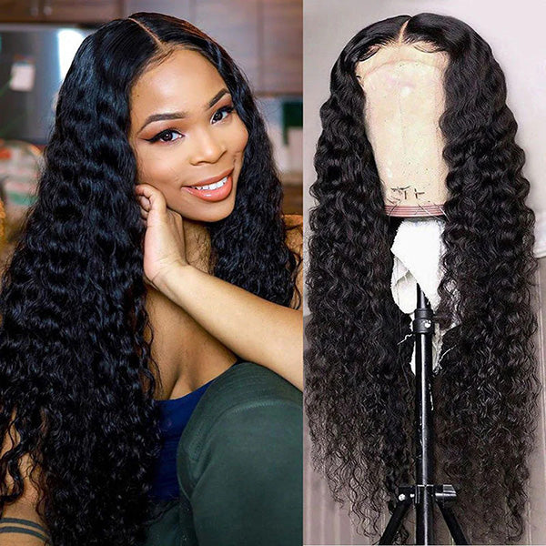 Deep Wave Lace Closure Wig