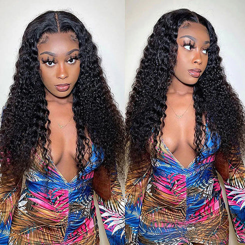 Deep Wave Wig with Baby Hair