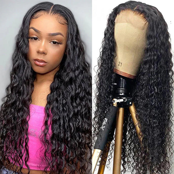 Water Wave Lace Closure Wig
