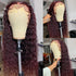 Burgundy human hair wig