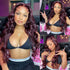 Burgundy Lace Wig