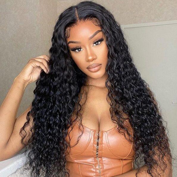 Water Wave Human Hair Wig