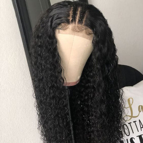 Curly 4×4 Lace Closure Wigs Human Hair Wigs For Sale