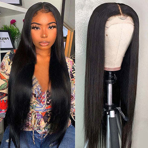 5×5 Lace Closure Human Hair Wigs For Sale