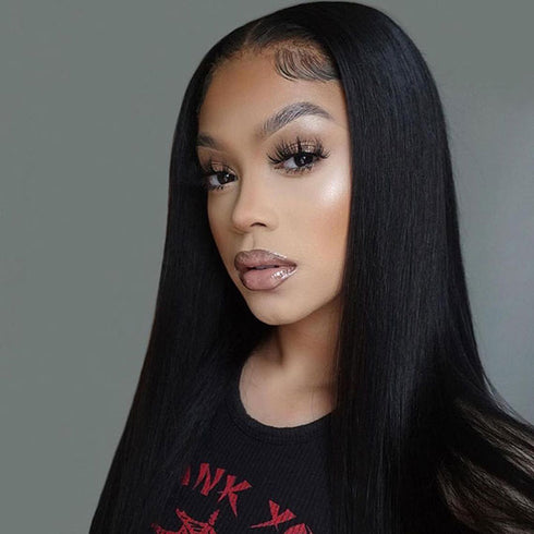 5×5 Lace Closure Wig Straight For Sale